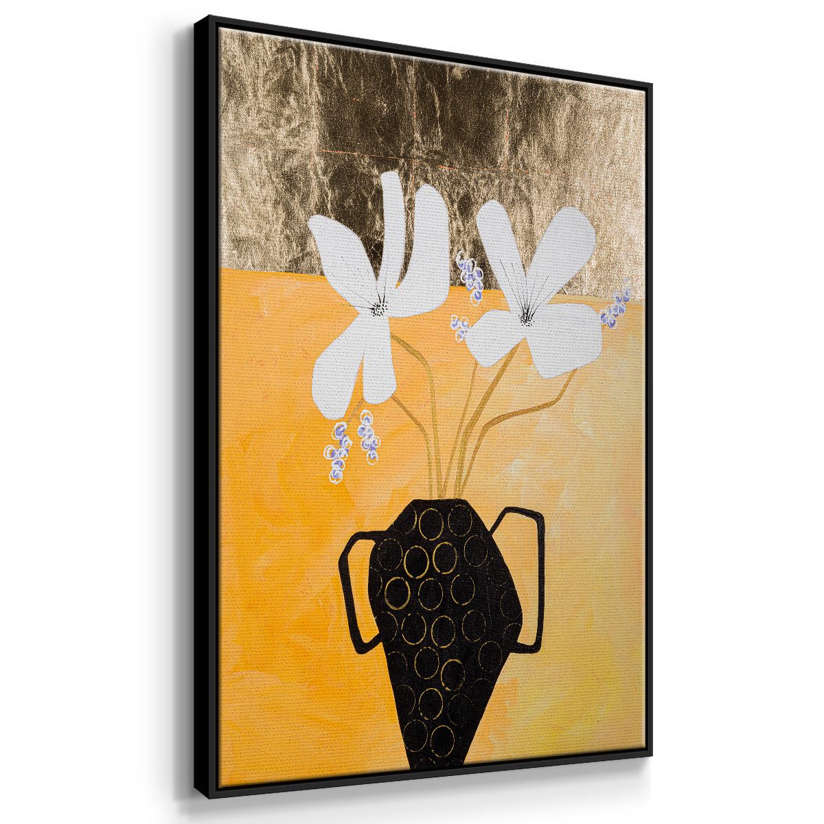 Enjoying the Company We Keep II - Floater Framed Canvas Print