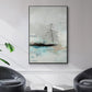 The Edge of Independence - Floater Framed Canvas Print