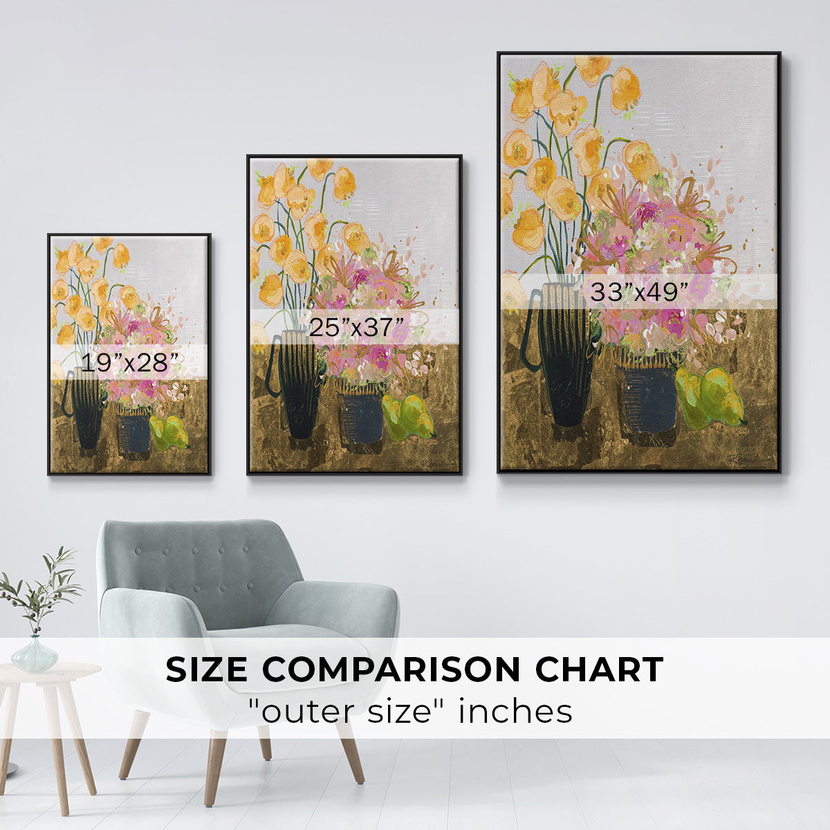 Not So Still Life - Floater Framed Canvas Print