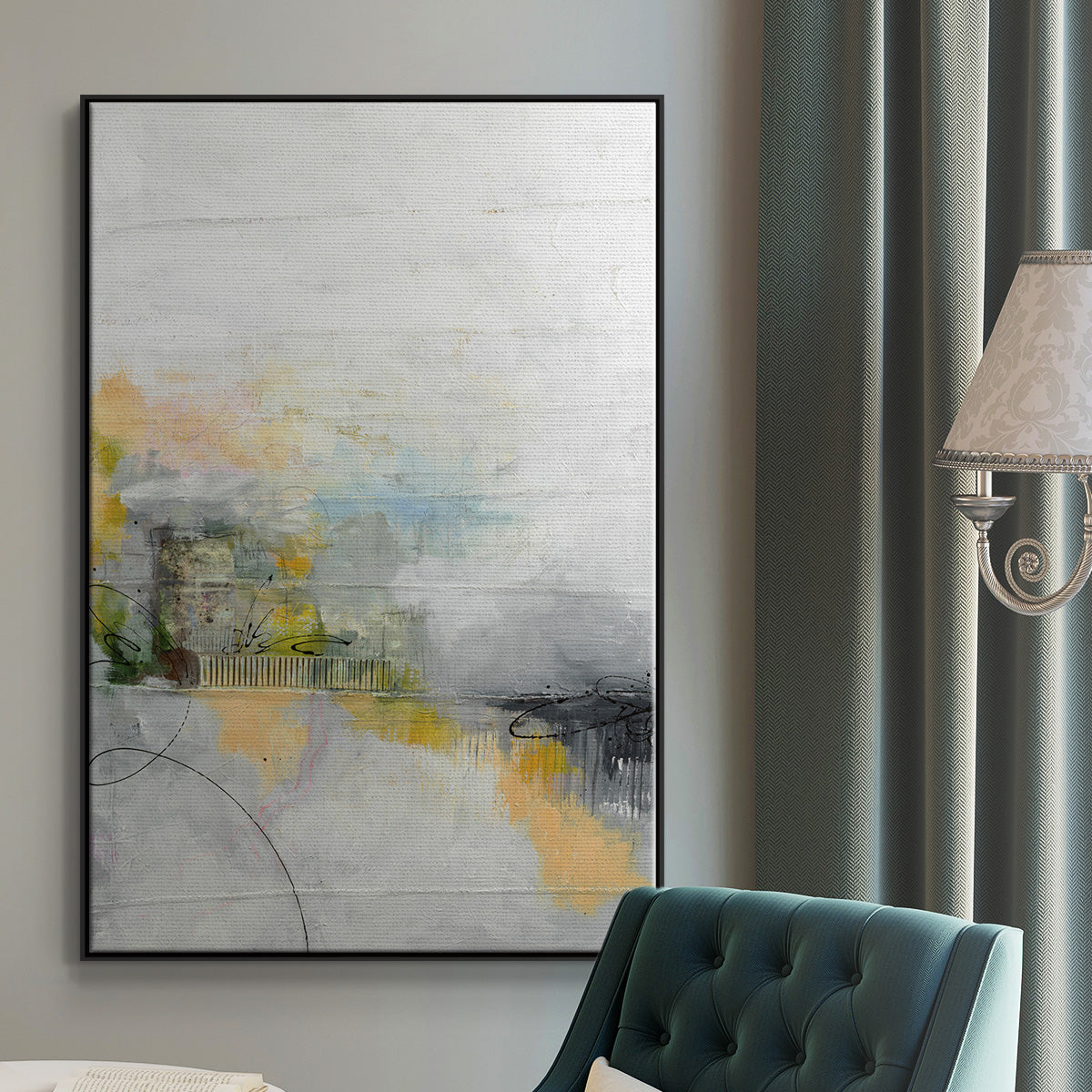 A Place Of My Own - Floater Framed Canvas Print