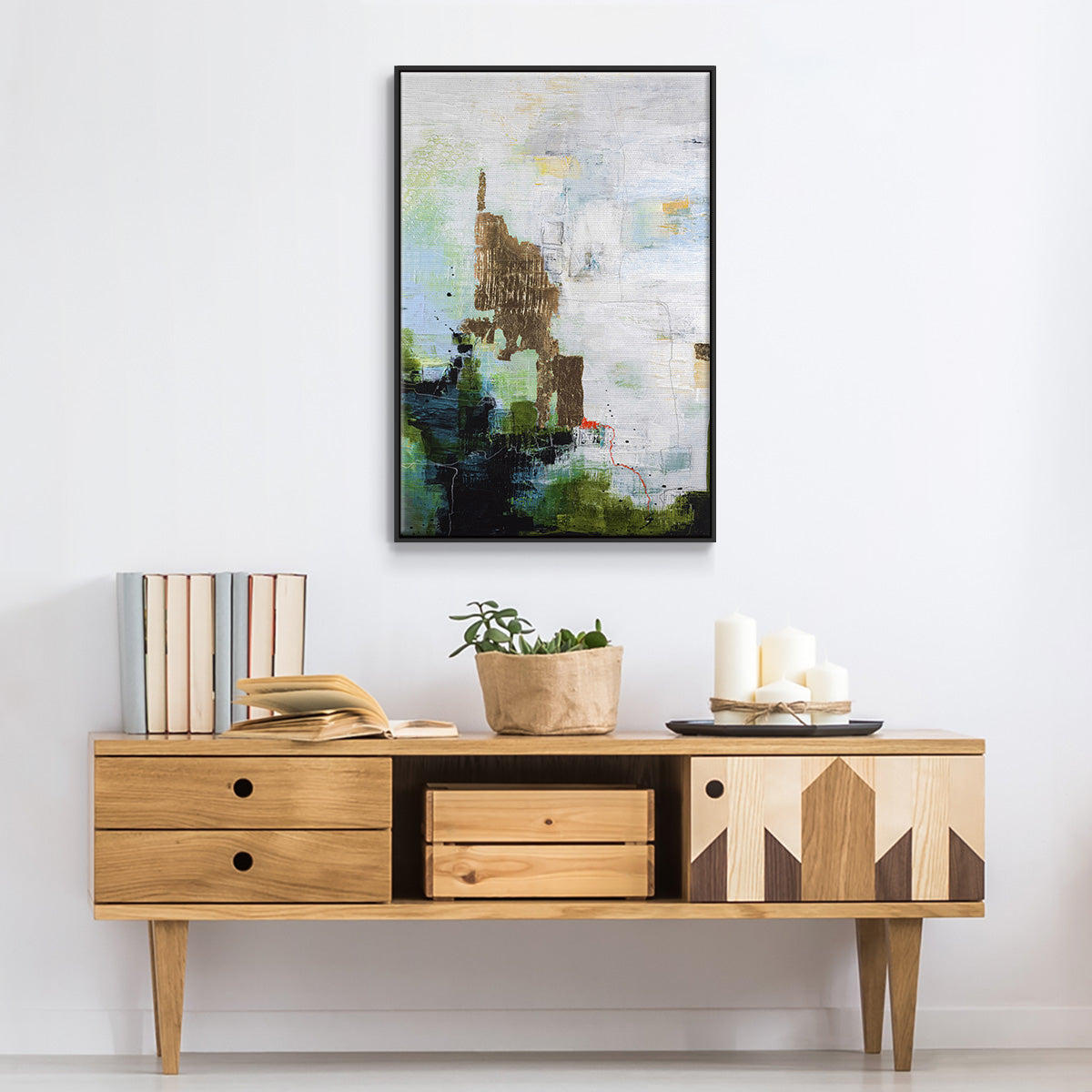 You Peaked My Interest - Floater Framed Canvas Print