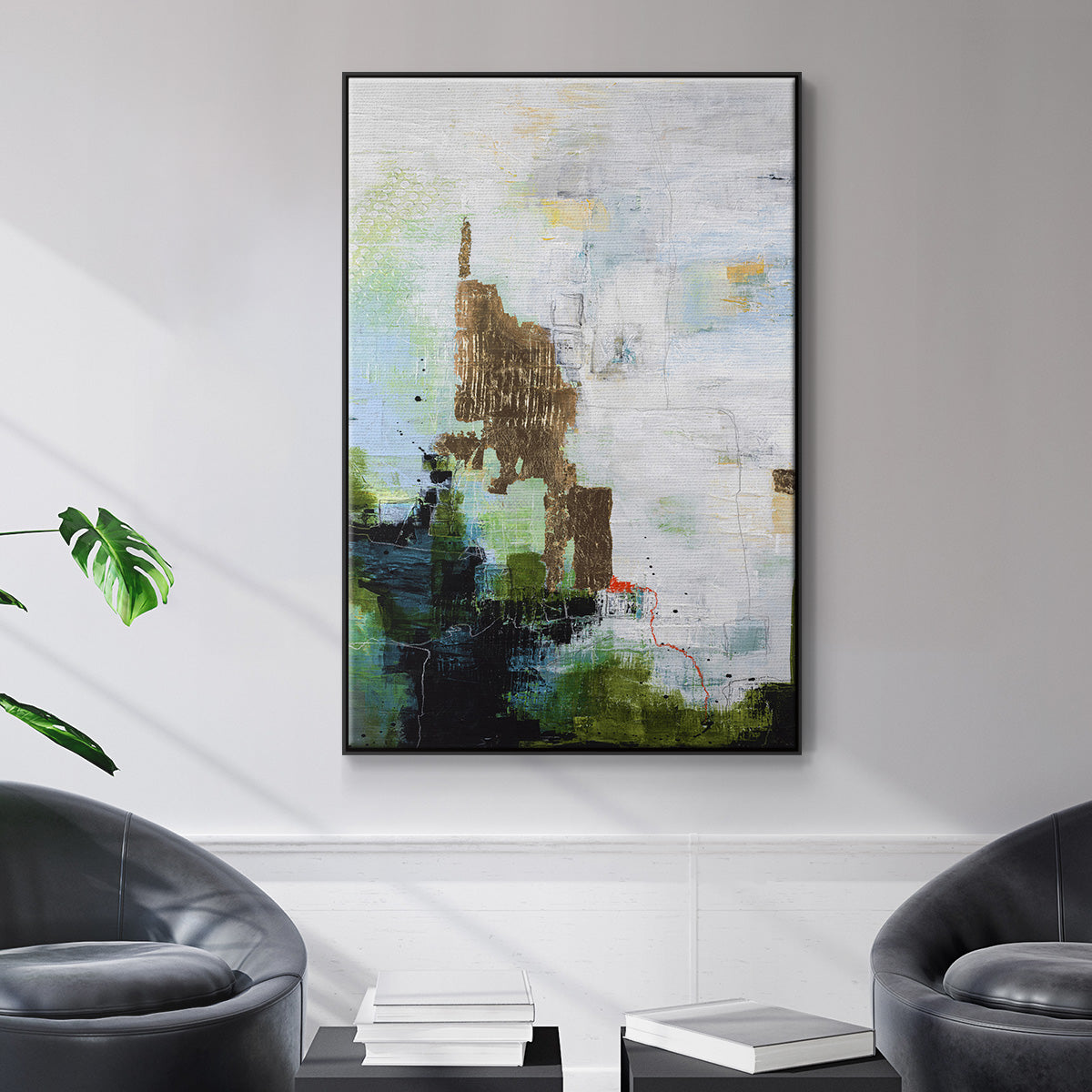 You Peaked My Interest - Floater Framed Canvas Print