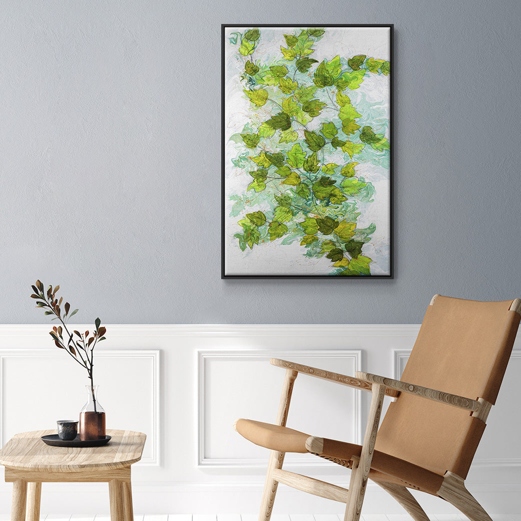 Ivy - Floater Framed Canvas Print