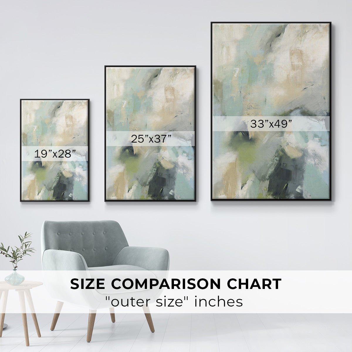 Through It All - Floater Framed Canvas Print