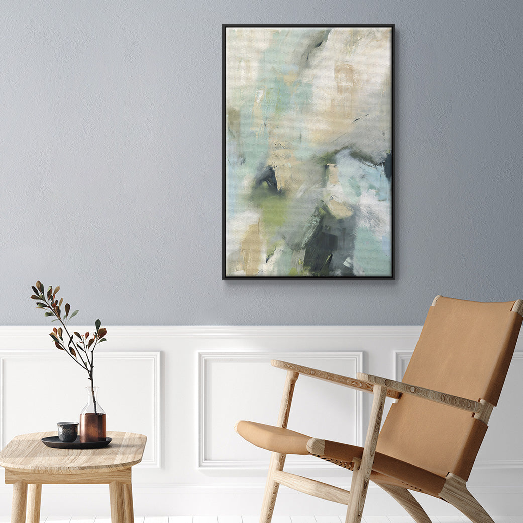 Through It All - Floater Framed Canvas Print