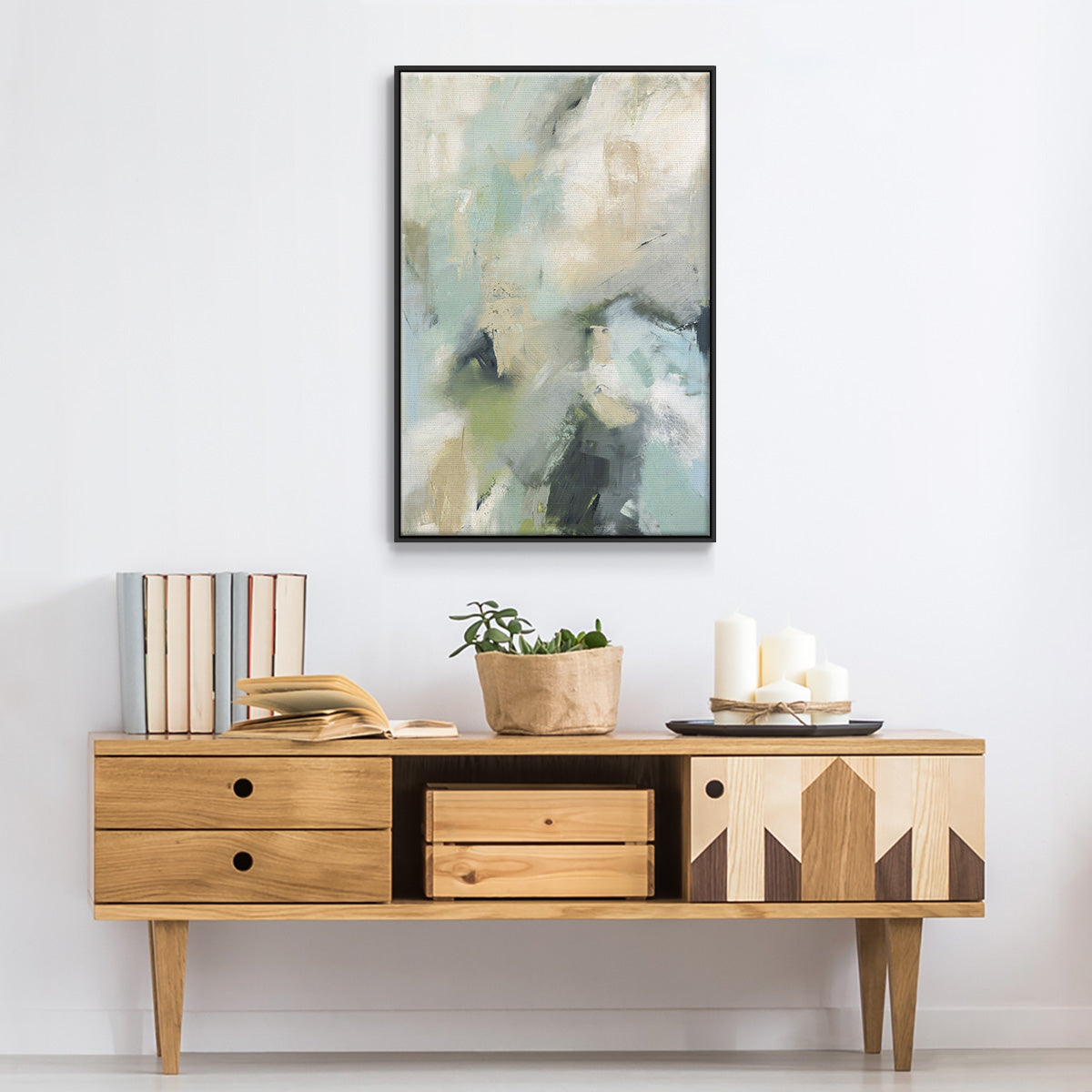 Through It All - Floater Framed Canvas Print