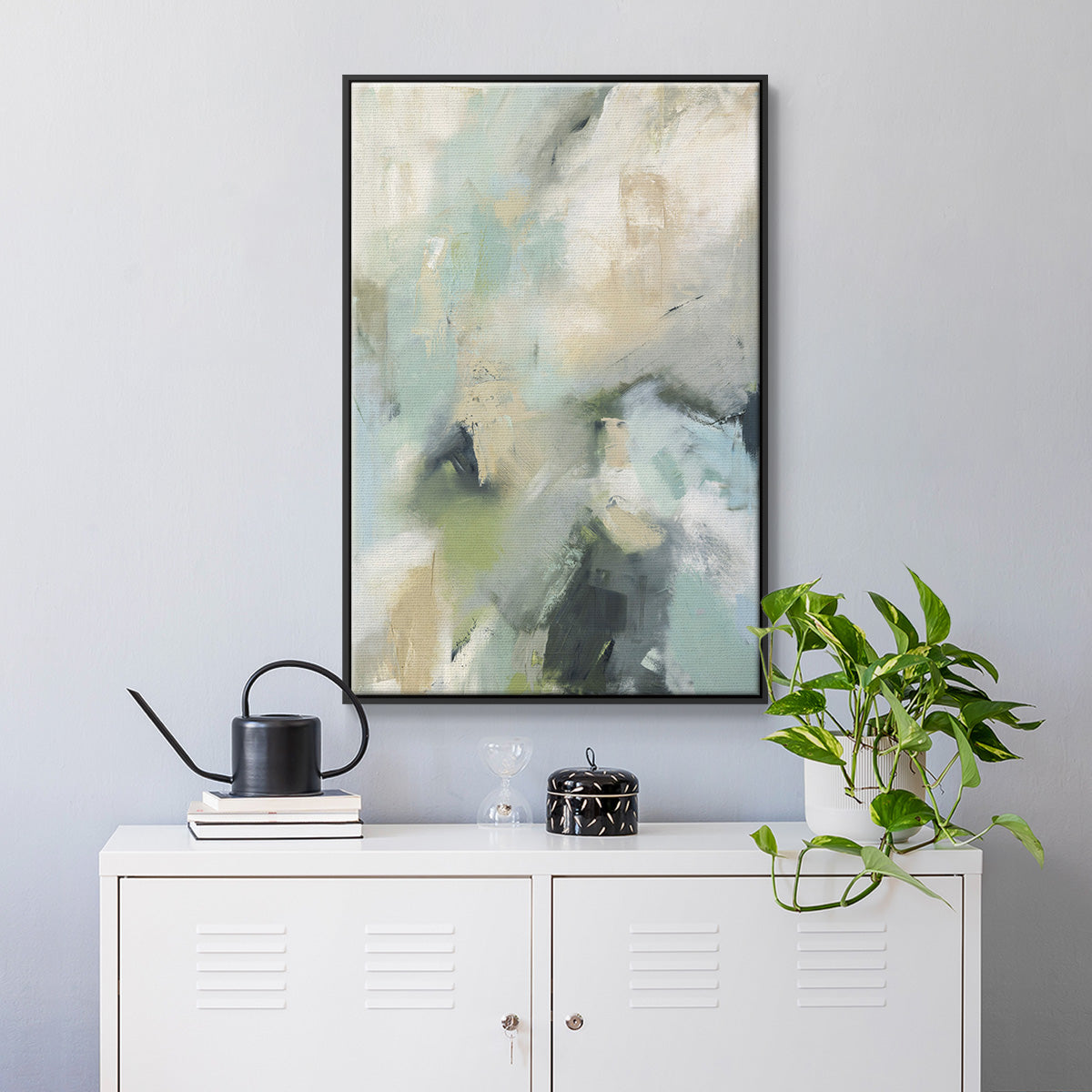 Through It All - Floater Framed Canvas Print
