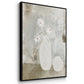 Sunday Blooms - Floater Framed Canvas Print