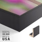 Magenta Stem - Floater Framed Canvas Print