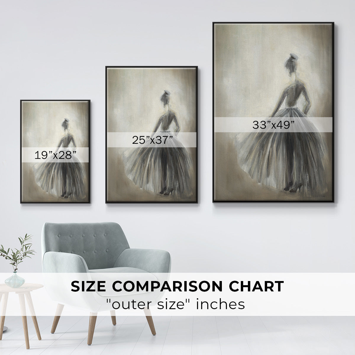 Over in the Light - Floater Framed Canvas Print