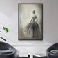 Over in the Light - Floater Framed Canvas Print