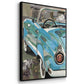 Thunderbird - Floater Framed Canvas Print