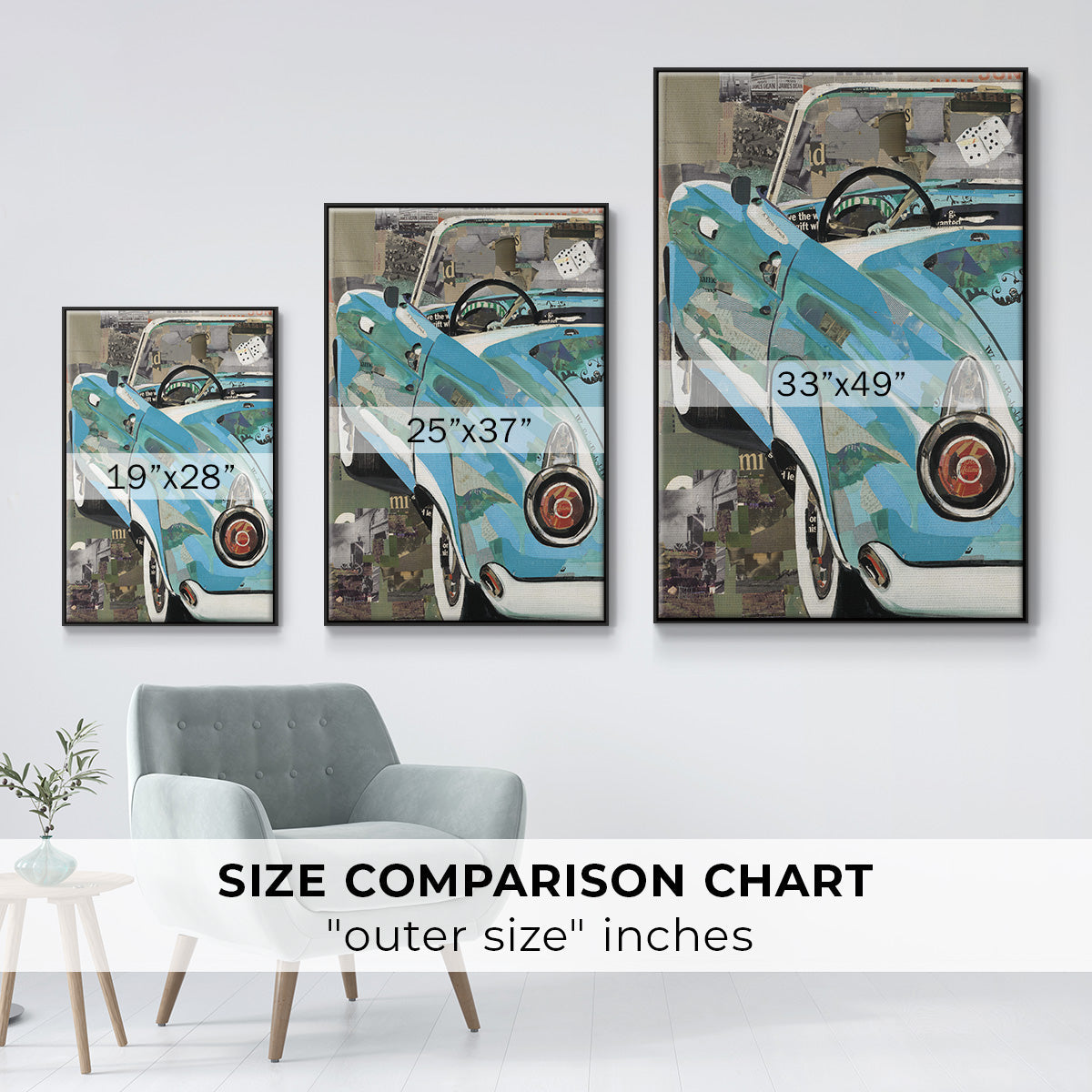 Thunderbird - Floater Framed Canvas Print