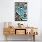 Thunderbird - Floater Framed Canvas Print