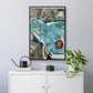 Thunderbird - Floater Framed Canvas Print