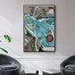 Thunderbird - Floater Framed Canvas Print