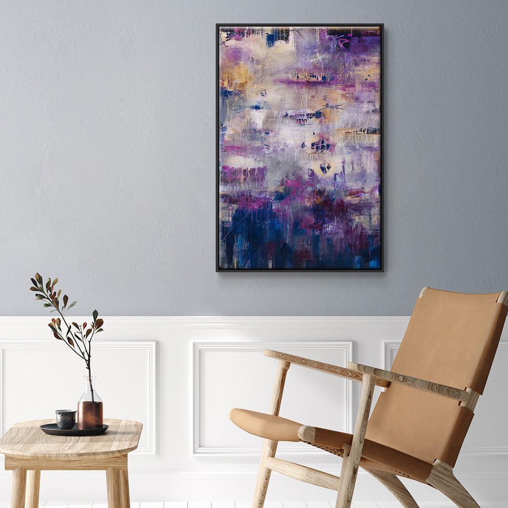 Culture Clash - Floater Framed Canvas Print