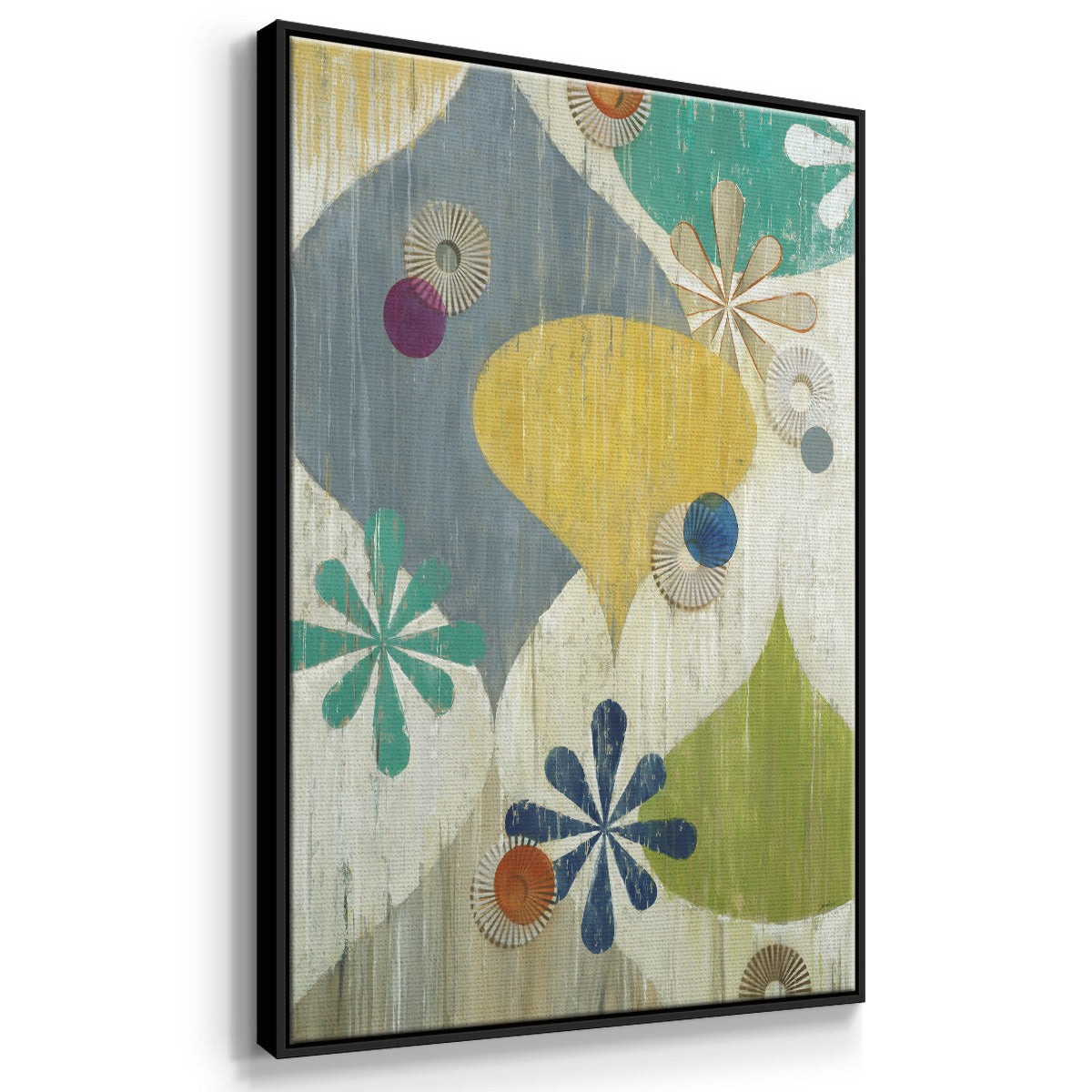 Asterisk - Floater Framed Canvas Print