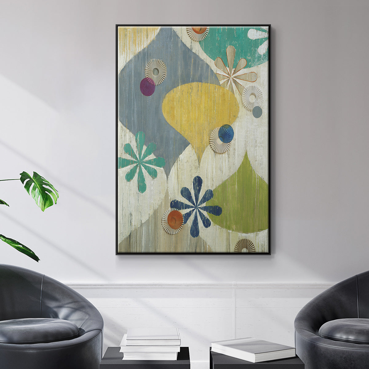 Asterisk - Floater Framed Canvas Print