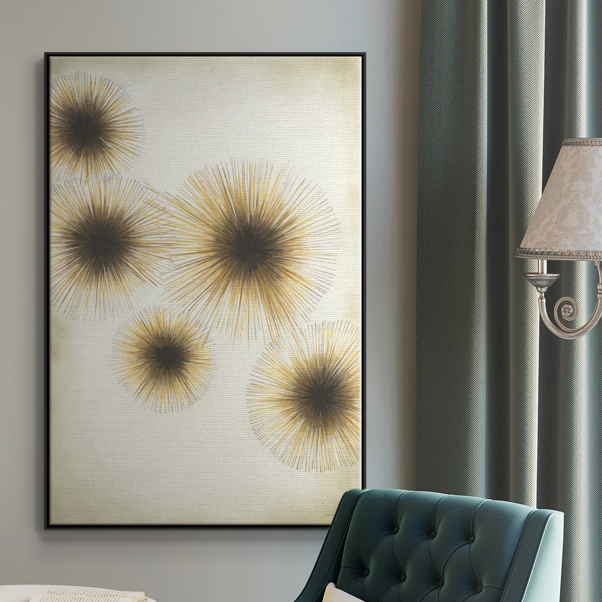 Starlight - Floater Framed Canvas Print