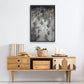 Meteor Showers - Floater Framed Canvas Print