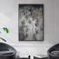 Meteor Showers - Floater Framed Canvas Print