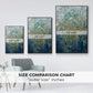 Falling Leaves - Floater Framed Canvas Print