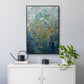 Falling Leaves - Floater Framed Canvas Print