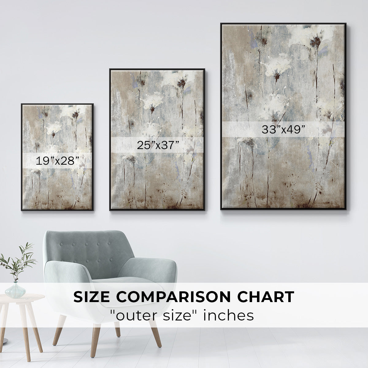 Here Today, Gone Tomorrow - Floater Framed Canvas Print