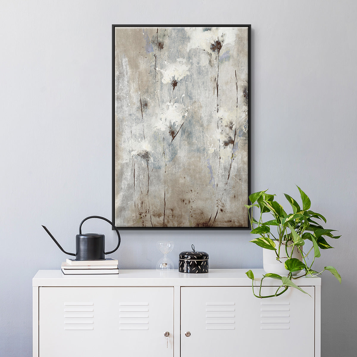 Here Today, Gone Tomorrow - Floater Framed Canvas Print