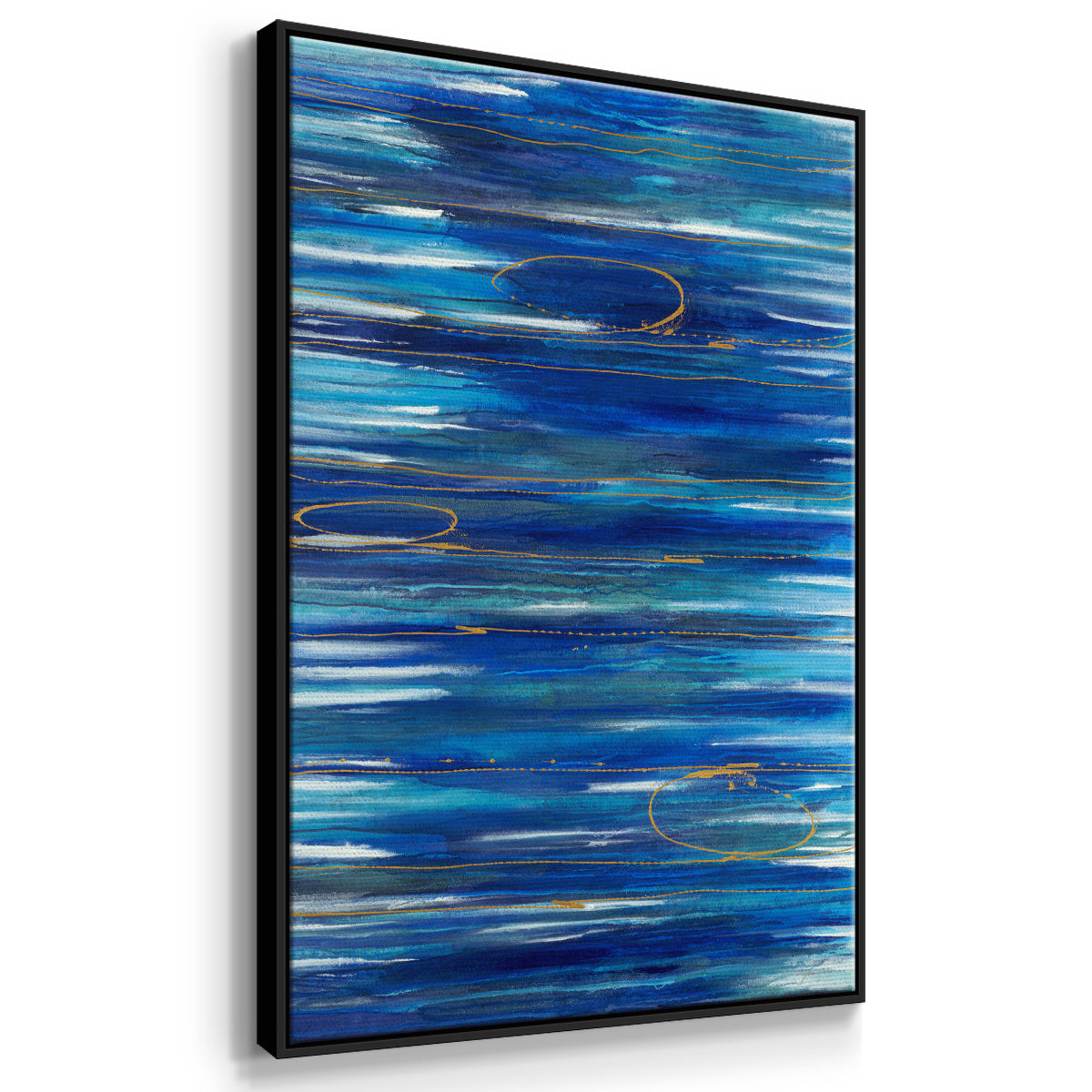 Waterworld - Floater Framed Canvas Print