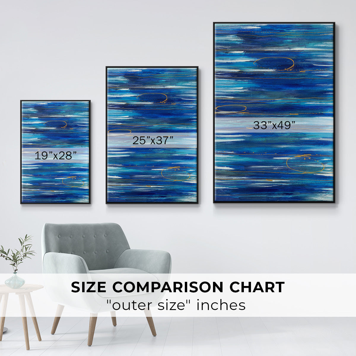 Waterworld - Floater Framed Canvas Print