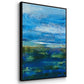 Island Groove - Floater Framed Canvas Print