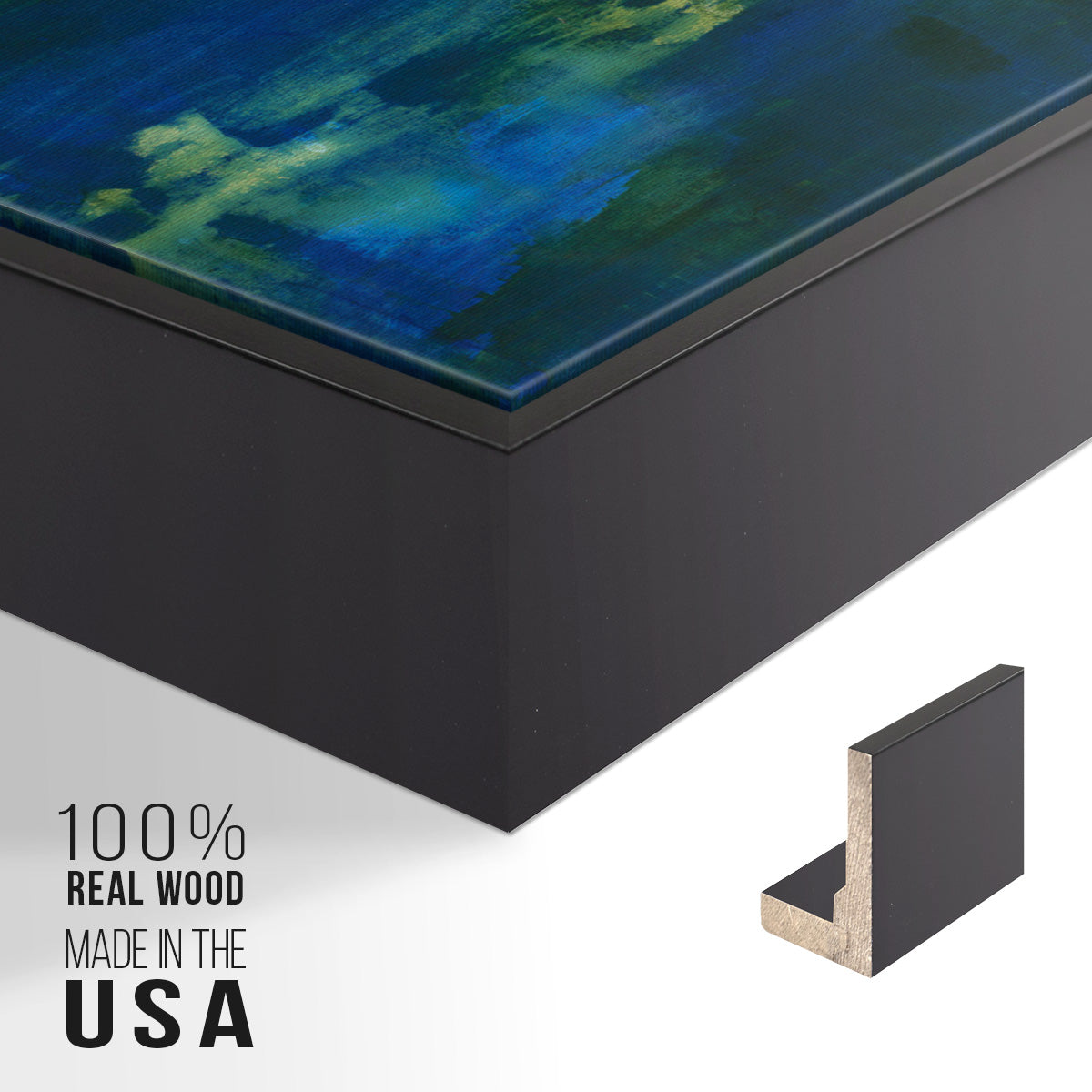 Island Groove - Floater Framed Canvas Print
