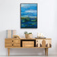 Island Groove - Floater Framed Canvas Print