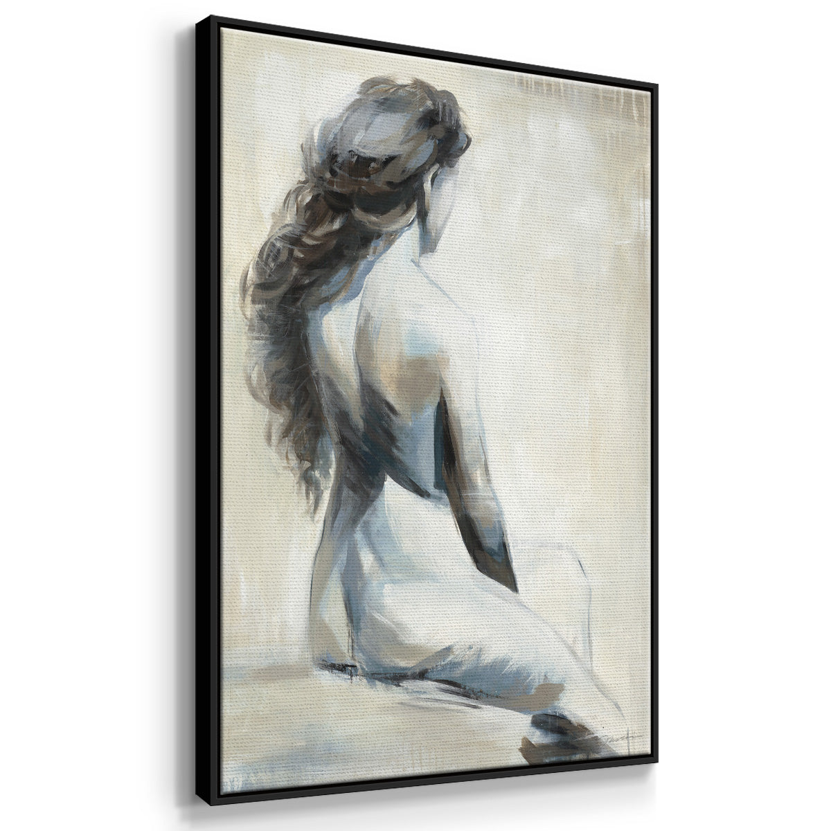 Song on the Wind - Floater Framed Canvas Print
