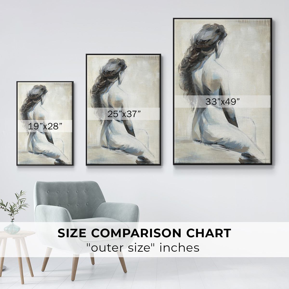 Song on the Wind - Floater Framed Canvas Print