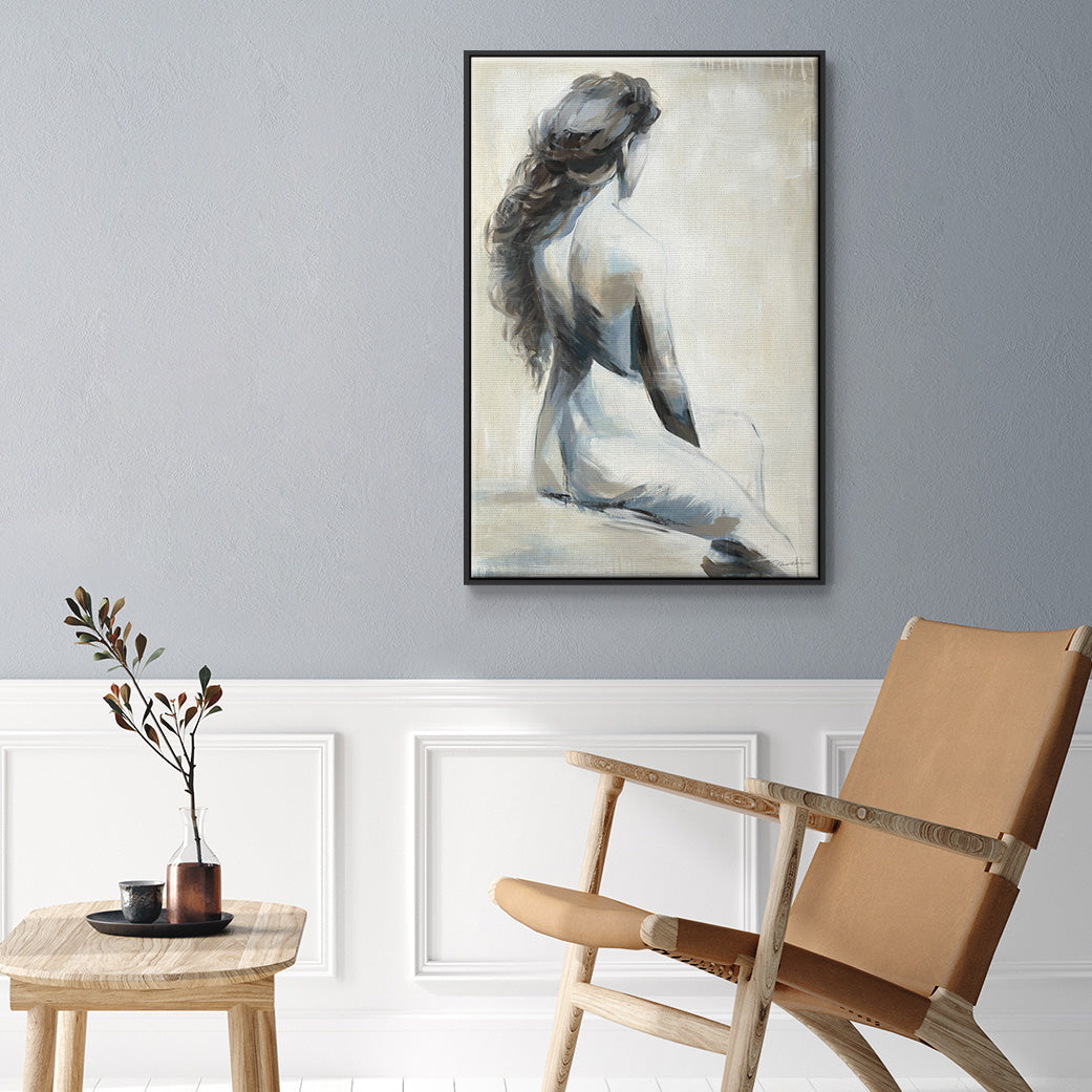 Song on the Wind - Floater Framed Canvas Print
