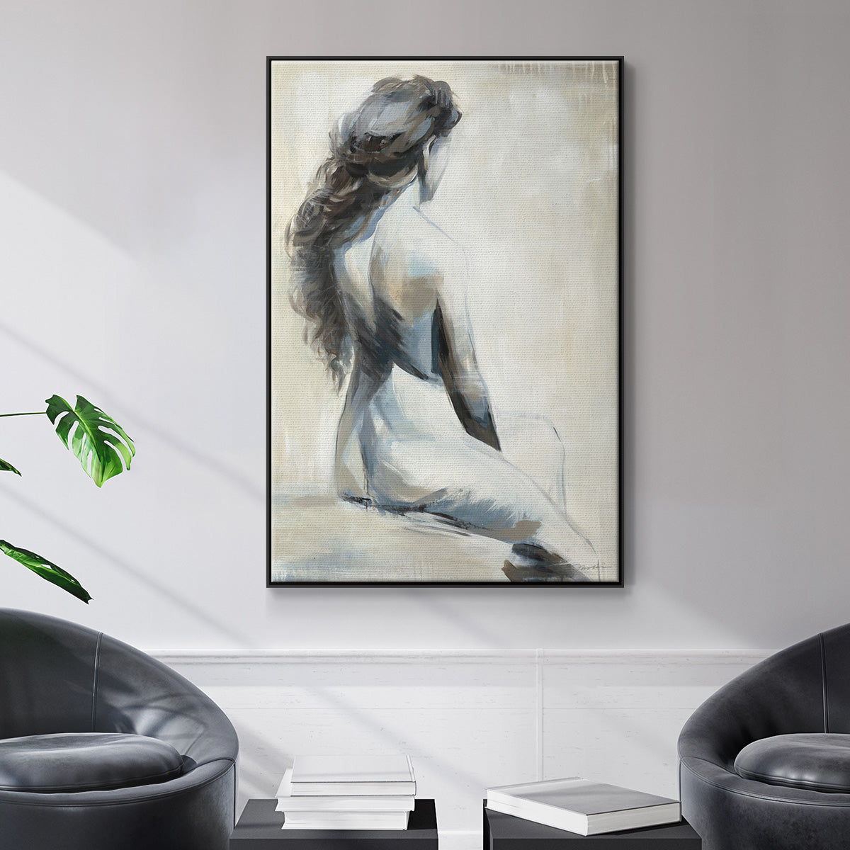 Song on the Wind - Floater Framed Canvas Print