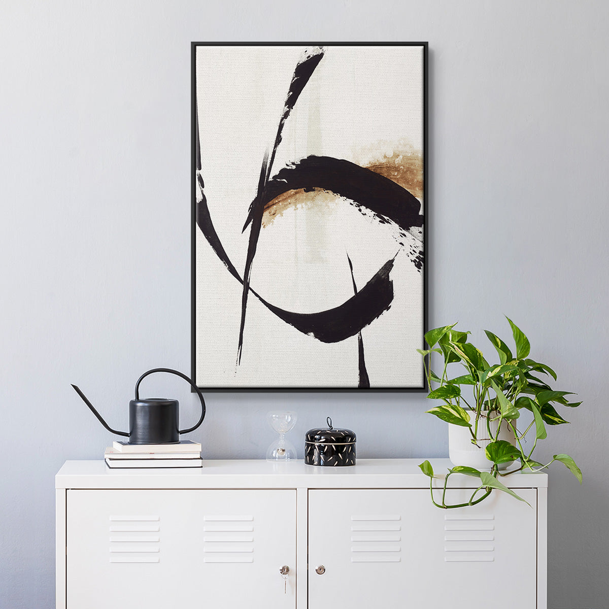 High Style I - Floater Framed Canvas Print