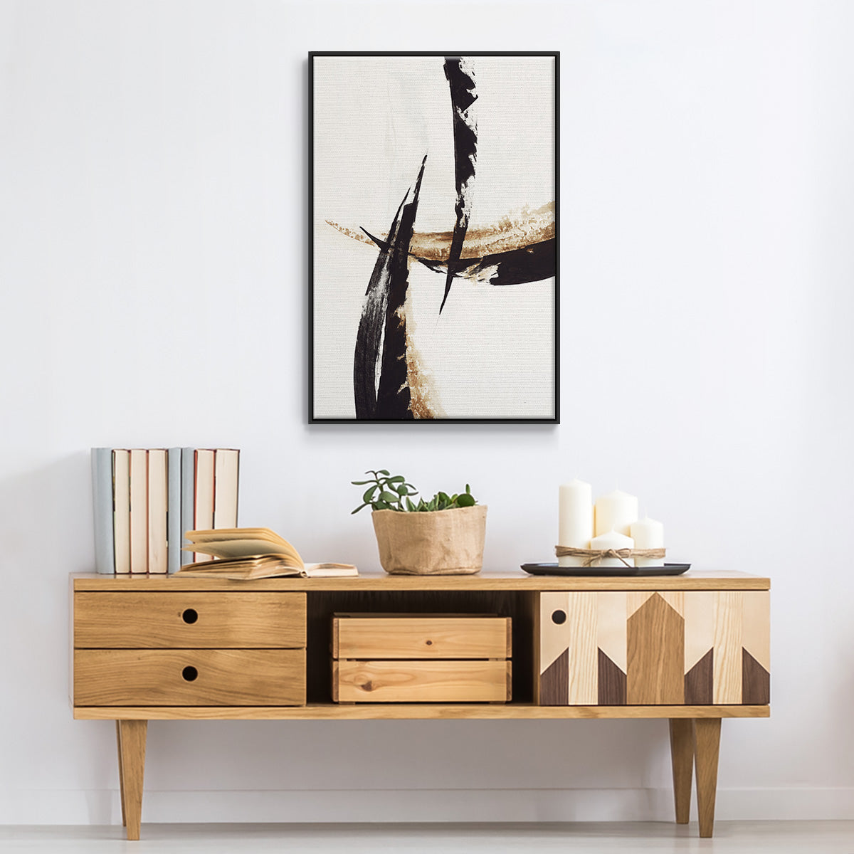 High Style II - Floater Framed Canvas Print