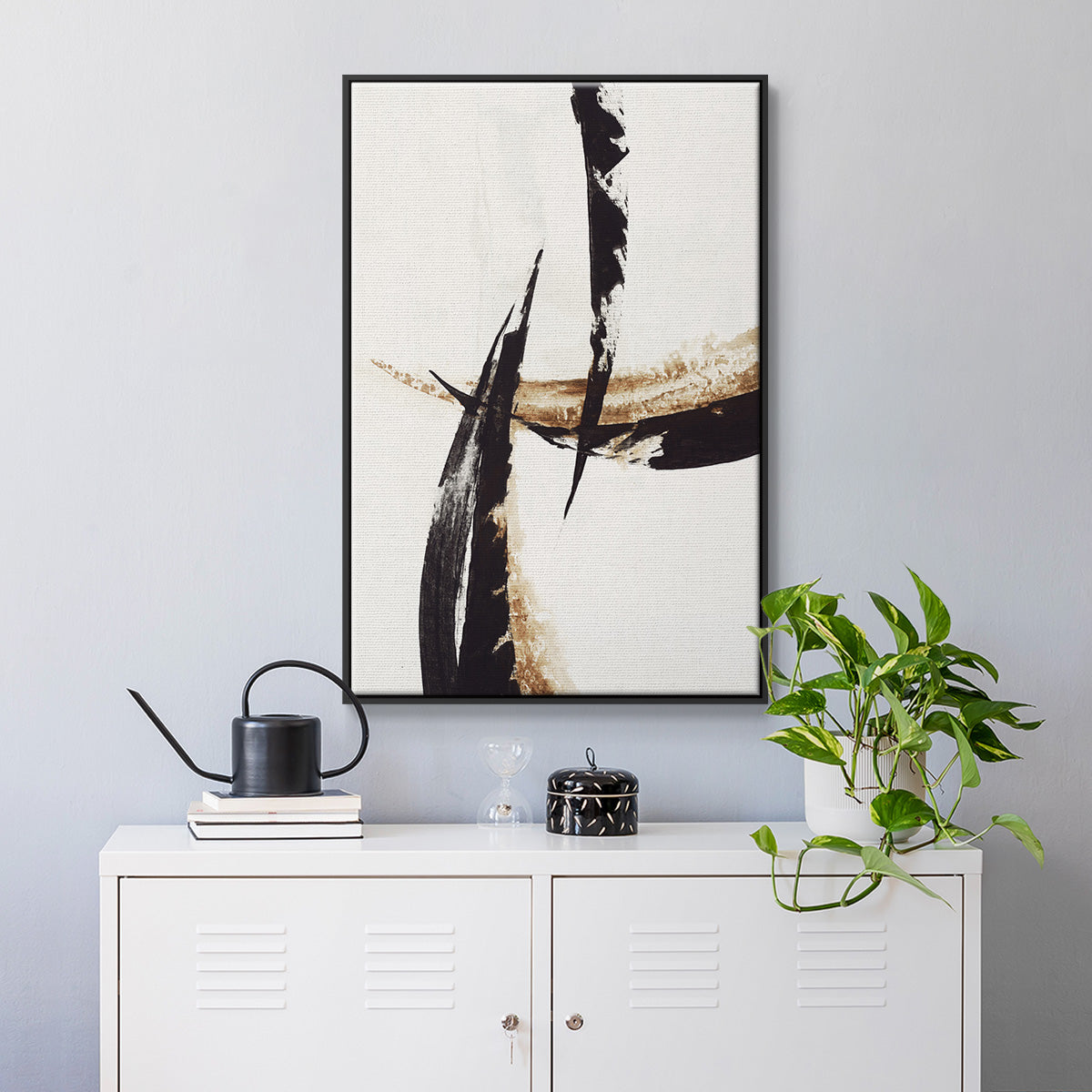 High Style II - Floater Framed Canvas Print