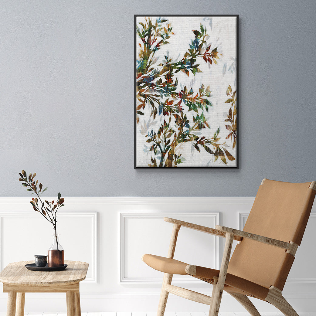 Tree of Life II - Floater Framed Canvas Print