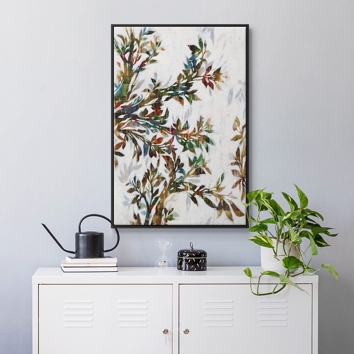 Tree of Life II - Floater Framed Canvas Print