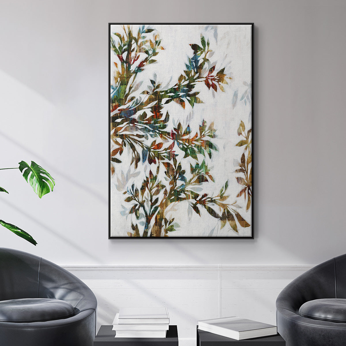 Tree of Life II - Floater Framed Canvas Print