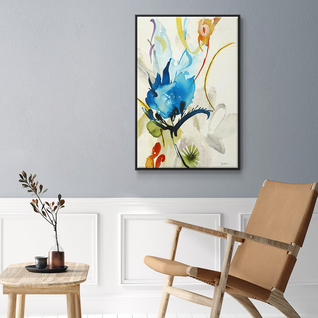 Local Color I - Floater Framed Canvas Print
