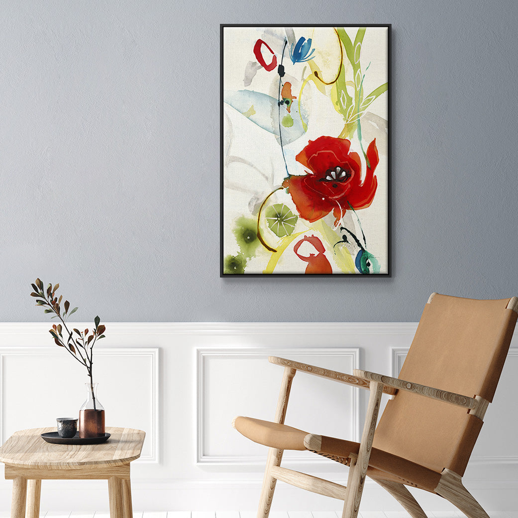 Local Color II - Floater Framed Canvas Print