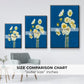 Ice Poppies - Floater Framed Canvas Print