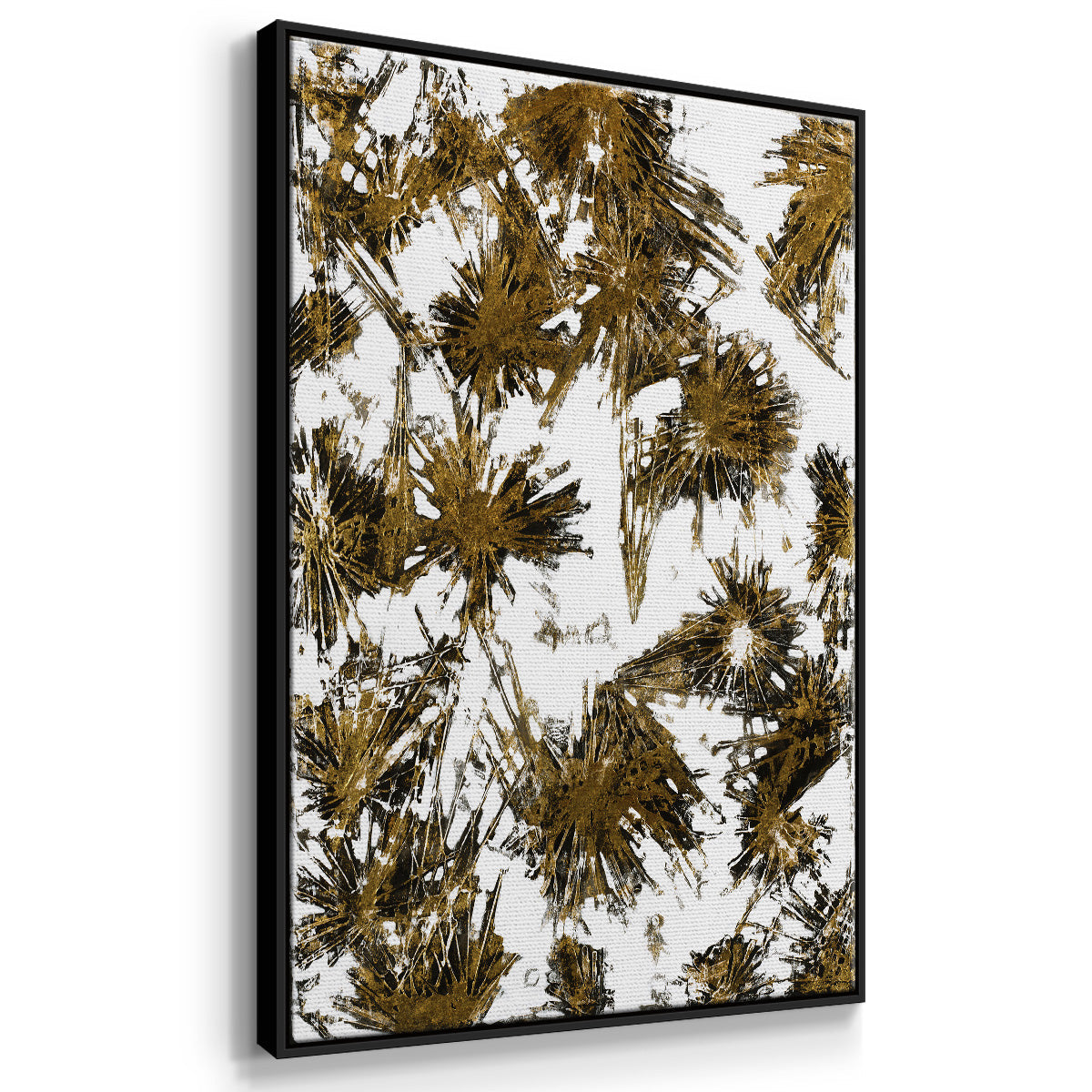 Fireworks - Floater Framed Canvas Print