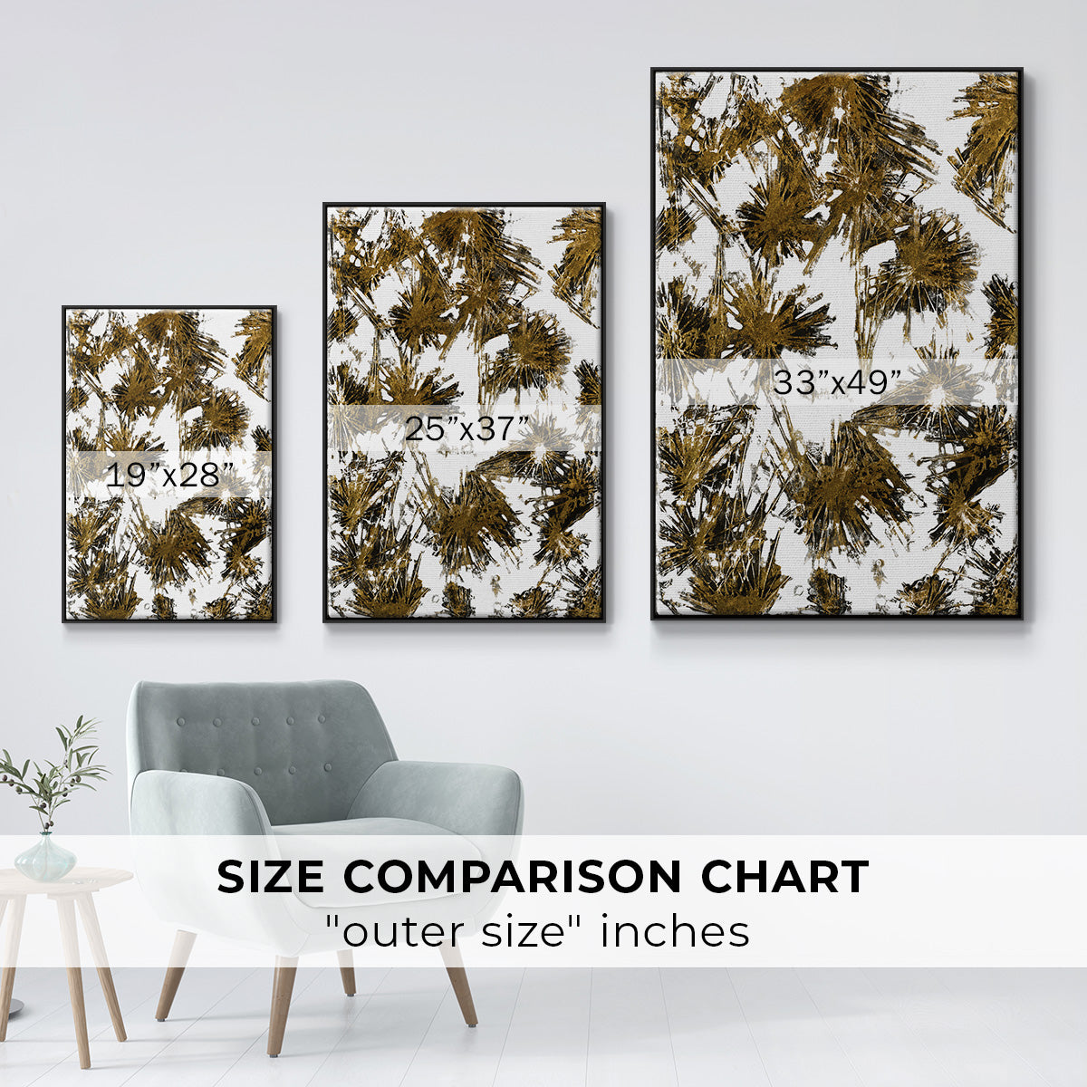 Fireworks - Floater Framed Canvas Print